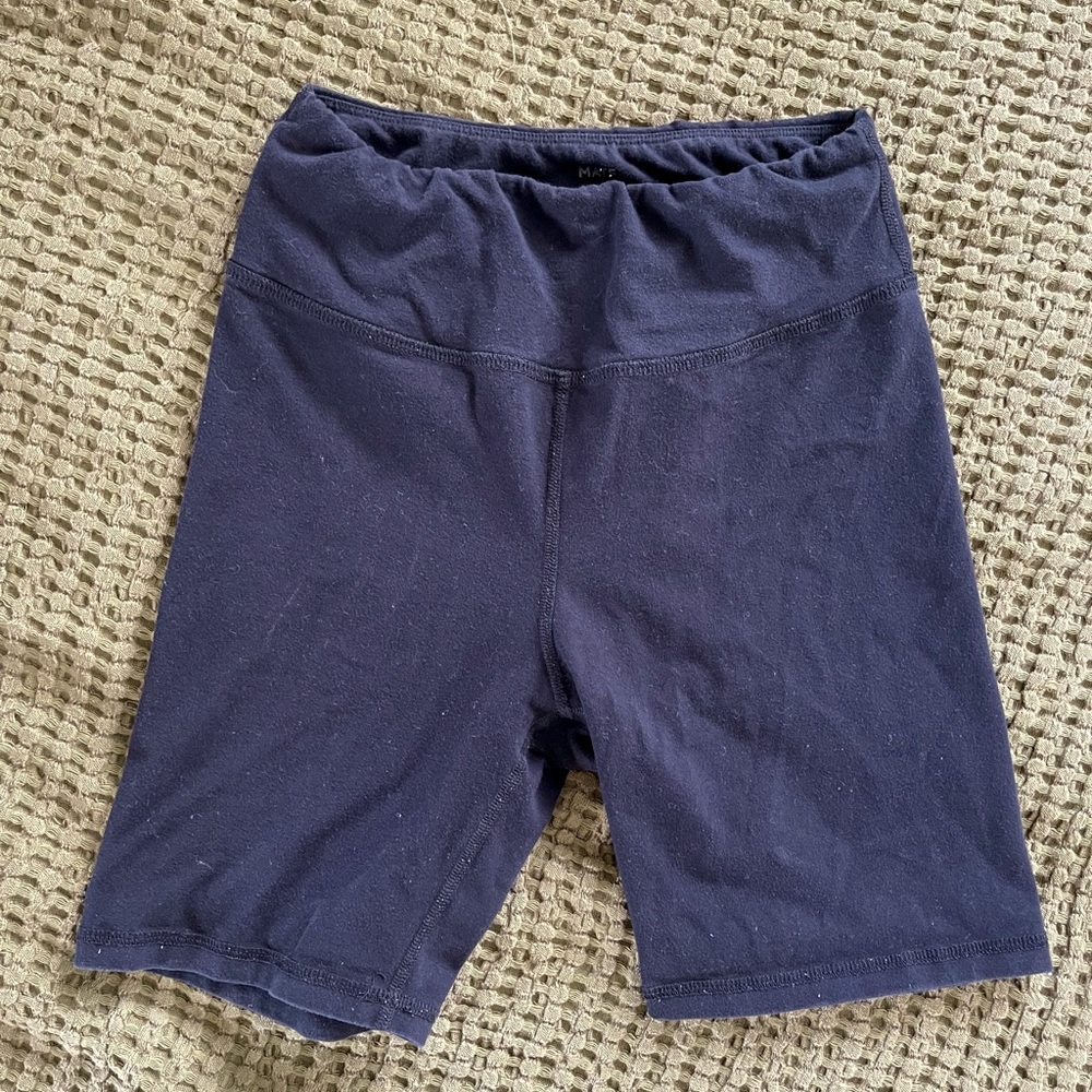 MATE THE LABEL organic cotton black bike short- medium